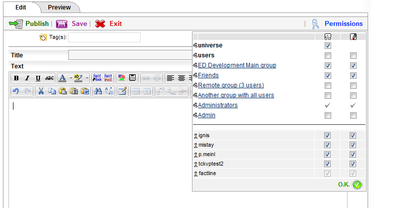 Advanced Permission Selector - 1378439.1 Advanced Permission Selector - 1378439.1